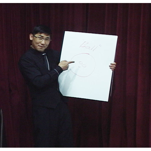 JLMAGIC magic prop stage near-view amazing drawing board out of the ball