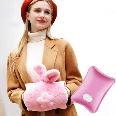 南极人充电热水袋防爆电暖宝暖手宝毛绒热宝暖水袋注水暖宫煖宝宝