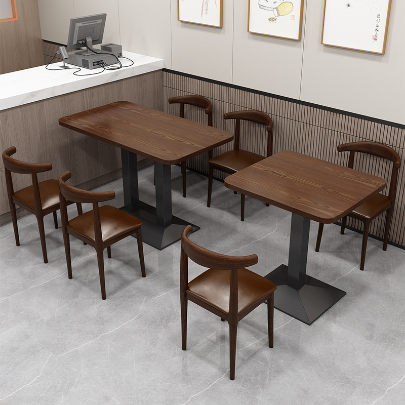 Milk Tea Shop Table and Chair Sets, Snack and Dessert Restaurants, Burger Shops, Noodle Shops, Tables and Chairs, Coffee and Breakfast Shops, Commercial Dining Furniture