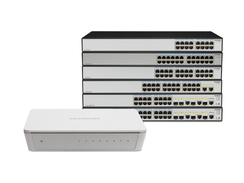 Huawei S1700-8G-AC 8-port gigabit switch national standard AC adapter promotion more than 10 units