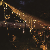 Outdoor camping light Star light Battery type tent atmosphere light Small light string LED lighting Party decoration light belt