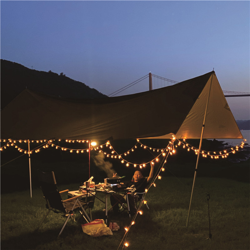 Outdoor tent lights camping LED atmosphere light string USB battery rechargeable color light lighting camping atmosphere light decoration