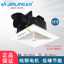 Gold antelope exhaust fan 12 inch toilet ceiling pipe suction top type mute exhaust fan BPT20-12-30 (P7A)