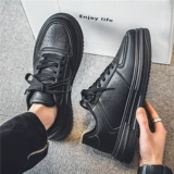 Летняя трендовая обувь для отдыха, мужской универсальный черный пиджак классического кроя в английском стиле для кожаной обуви, в корейском стиле