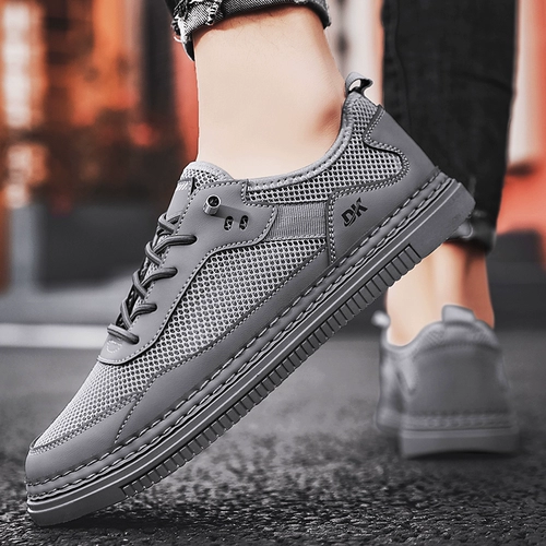 Летняя дышащая тонкая сетчатая спортивная обувь для отдыха, кроссовки, подходит для подростков