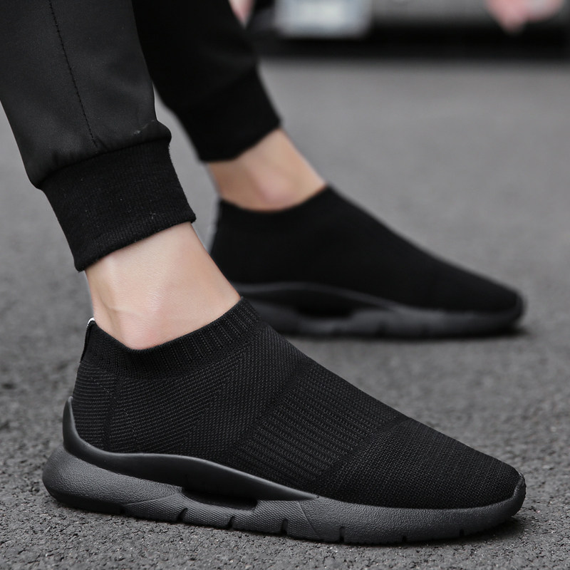 2021 New Winter Cloth Shoes Fashion Shoes Men's Leisure Student Canvas Socks Board Shoes Men's Shoes