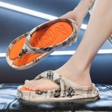 Летние спортивные сланцы для отдыха на платформе, пляжные нескользящие дезодорированные слайдеры