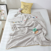 Thin cotton childrens air conditioning by kindergarten summer cool quilt baby nap can be washed single summer quilt