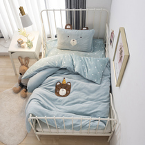 Class A Baolong Kindergarten Quilt Three Piece Set Childrens Bedding Nestap Bedding Six Pieces Set Coral Fry Winter