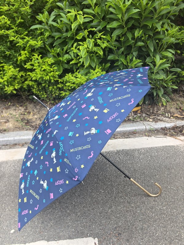 Japanese-Style Cartoon Star and Mustache Snoopy Long Umbrella, Lightweight Portable Windproof Umbrella, Suitable for Both Male and Female Students Japanese-Style Cartoon Star and Mustache Snoopy Long Umbrella, Lightweight Portable Windproof Umbrella, Suitable for Both Male and Female Students