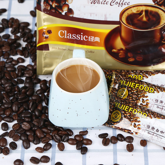 Malaysia White Coffee Classic Original Hazelnut Flavored White Coffee Three In One Instant Coffee Powder 600g15