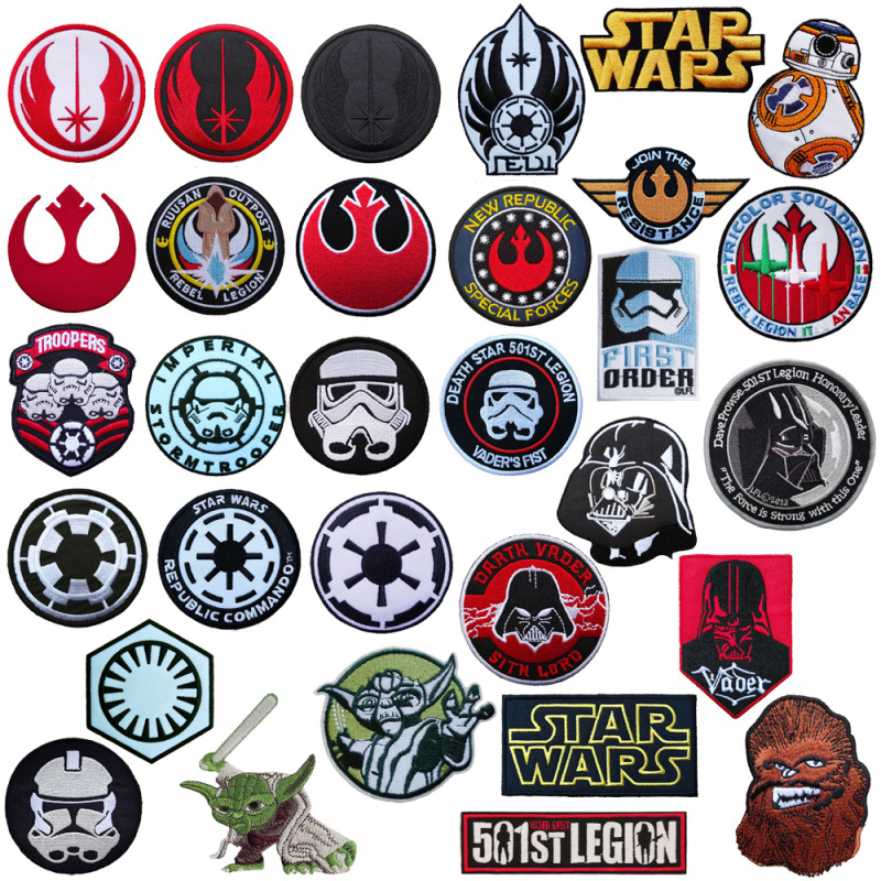 Star Wars Yoda Vader Stormtrooper Clothing Embroidery Patch Fabric Patch Star Wars Yoda Vader Stormtrooper Clothing Embroidery Patch Fabric Patch