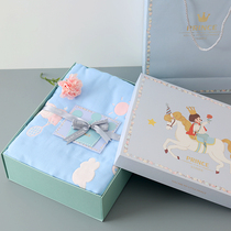 Crib gift box set for men and women baby cotton gauze bath towel kindergarten sheets Multiple full moon birthday gifts