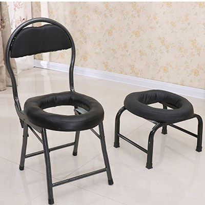 Pregnant woman sitting on a stool with toilet chair for elderly adult toilet stool Older stool stool squatting toilet reinforcement-Taobao