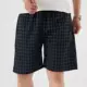 Mùa hè quần cotton nam kẻ sọc nhỏ quần short kẻ sọc nam quần rộng năm quần lớn 衩 nhà thường mặc quần nam quần đũi nam