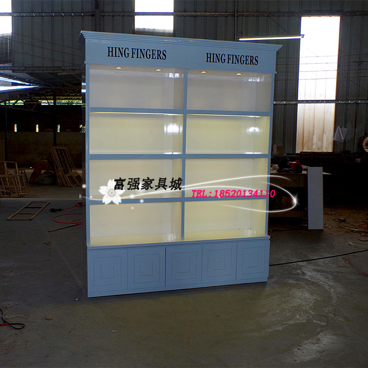 Production Container Essence Exhibition Rack Ring Middle Island Shelf Screen Partition display case Ornament Shelf shelf