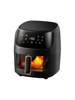 Air Fryer for Home Use with Visual Touch Screen, Large Capacity, Multifunctional Smart Electric Fryer, 110V European and American Standard, Cross-Border Model