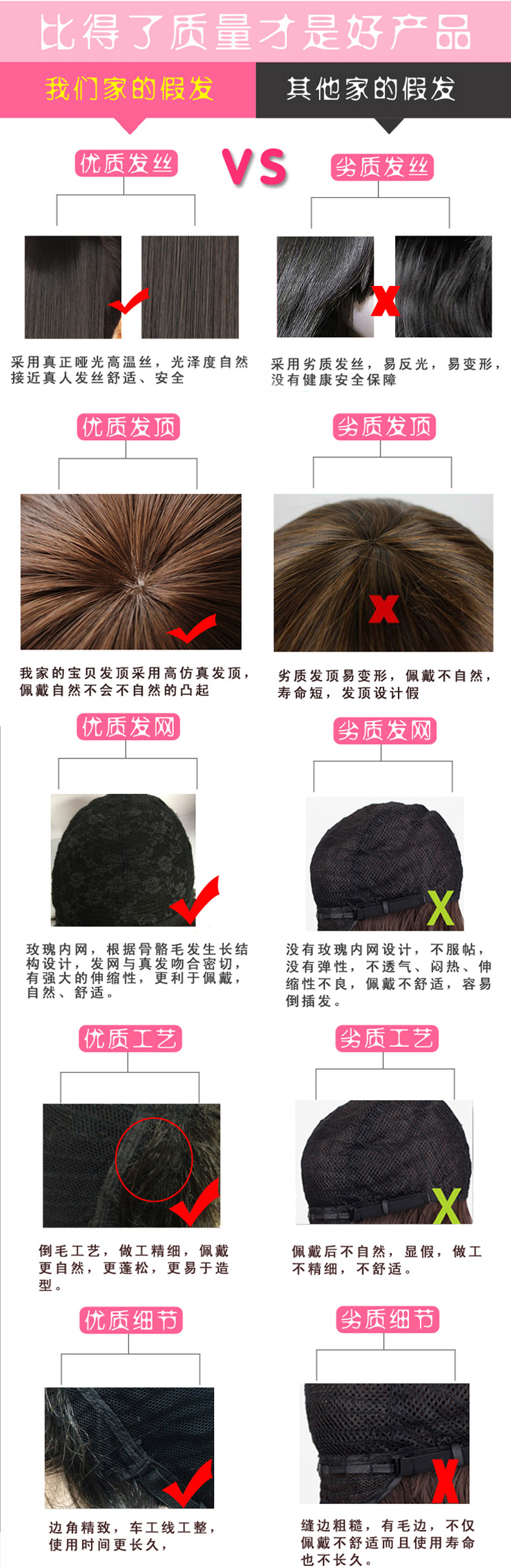 Perruque cheveux courts - Ref 2607713 Image 33