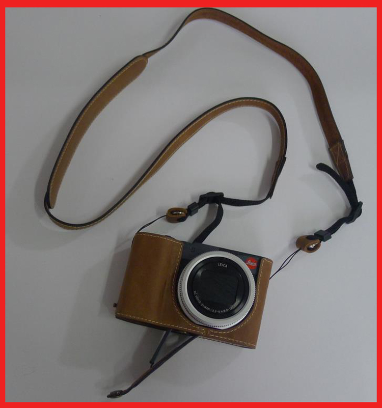 Leica / Leica C-LUX bảo vệ máy ảnh một nửa bao da clux máy ảnh túi da C-LUX một nửa bao gồm tất cả - Phụ kiện máy ảnh kỹ thuật số balo peak design