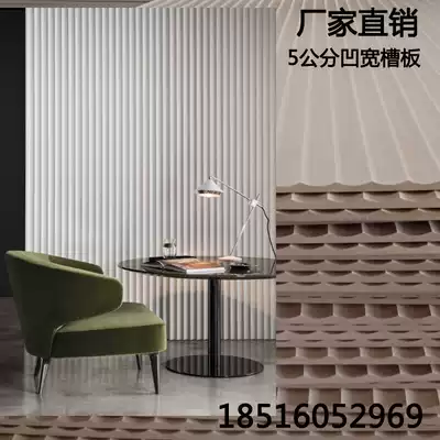 5cm wide groove board decorative corrugated board special-shaped wave board veneer board factory direct sales