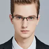 Немецкие очки миопии могут соответствовать бесчисленным мужским глазам Ультра -светлополовину половина -квадрат -рамка