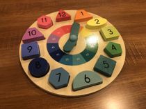 Spelling Clock intellect Inlaid Jigsaw Wood Toys Foreign Trade Outlet Austrae Box Three Senses Enlightenment Early Teaching Aids Children