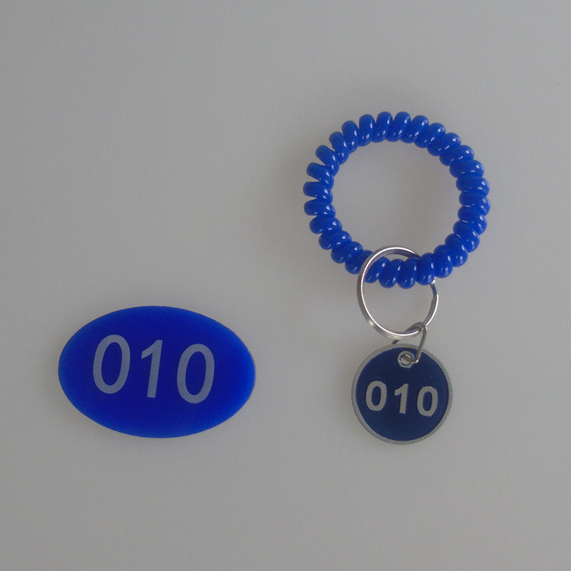 Storage locker sticker number plate number plate round number plate sauna hand ring hand card deposit number plate