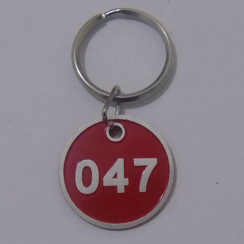 Aluminium alloy bracelet metal number plate hanging card sauna sauna with bathing card key button number plate-Taobao