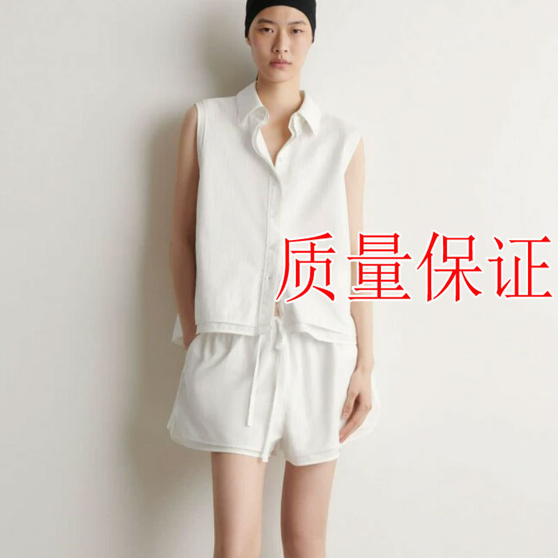 Original Cs Women's Clothing Standard Fit Layered Fine Striped Sleeveless Shirt 2026 Summer New Product 1341842001 Original Cs Women's Clothing Standard Fit Layered Fine Striped Sleeveless Shirt 2026 Summer New Product 1341842001