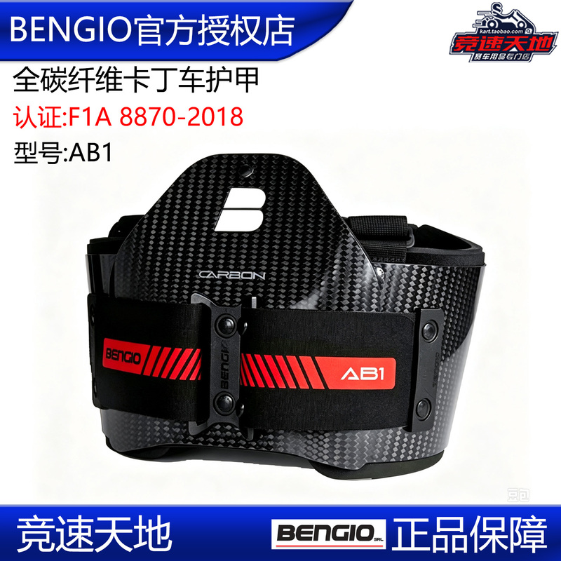 2025 Bengio Ab1 Full Carbon Fiber Armor Fia Certified Go-Kart Rib Protection Chest Protection Padding