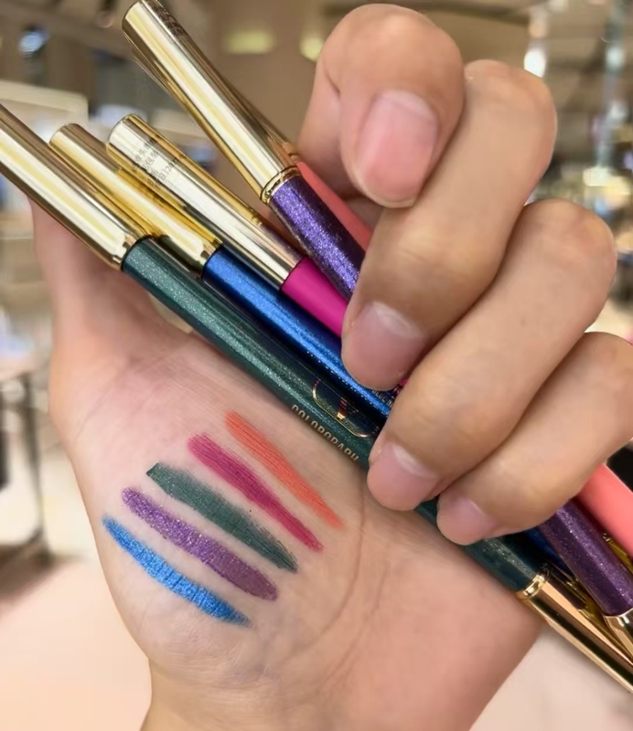 Domestic Official Store Valentino Double-Ended Eyeliner 1.2g Gel Pen Waterproof and Sweat-Proof Long-Lasting