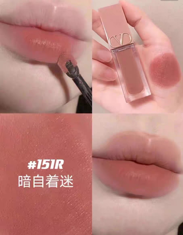 In-Stock Domestic Counter Product Valentino Pink Tube Matte Lip Glaze Lip Cream 151R 111A 113R 148R 500R In-Stock Domestic Counter Product Valentino Pink Tube Matte Lip Glaze Lip Cream 151R 111A 113R 148R 500R