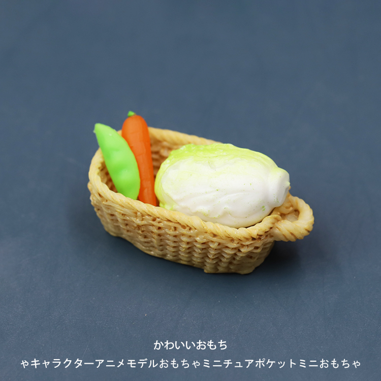 1:12 Eva Eva House Mini Kitchen Emulation Vegetable Dress Home Wine Toy Model Pendulum cabbage Roof Bean Pod play