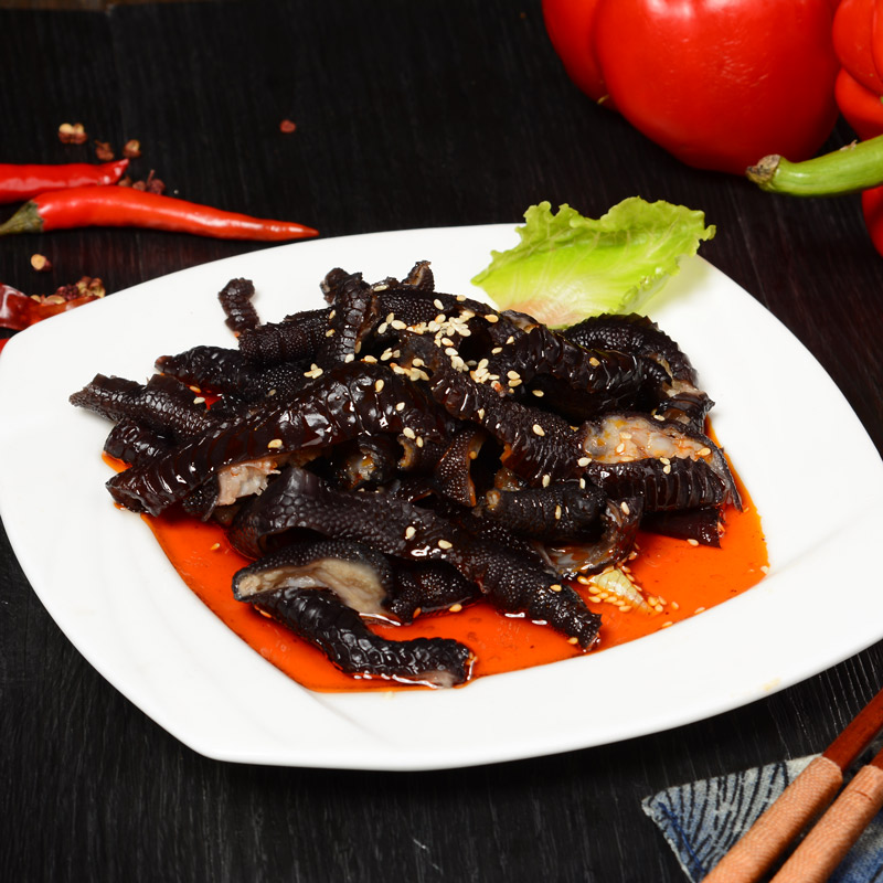 Spicy boneless chicken feet Boneless chicken feet Sichuan small salad dish convenient instant food commercial ingredients 250g shot 2