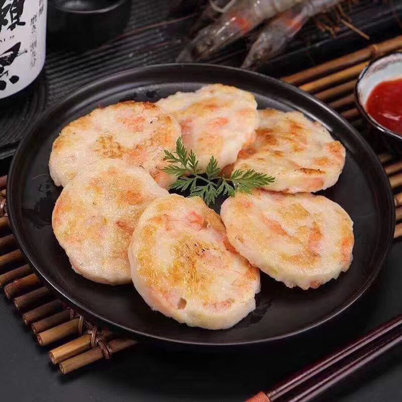 Day Style Raw Fried Shrimp Jen Cake Conditioning Commercial Ingredients Nutritious Breakfast Fried Fresh Shrimp Snack 680g Pat 1 share Fat 4 Pack