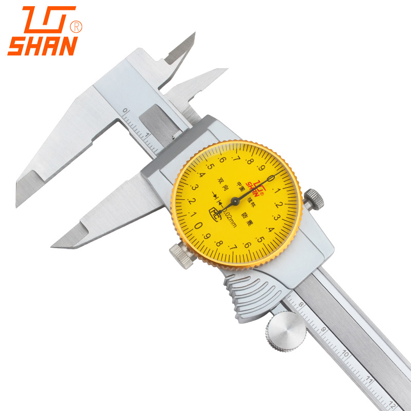 Guilin Guiliang belt watch caliper high-precision stainless steel vernier represents caliper 0-150-200mm oil standard caliper