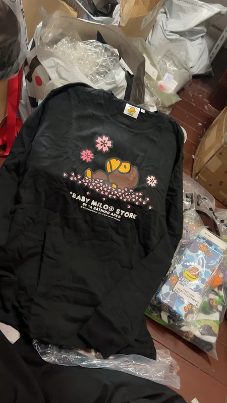 Shanghai Bape Special Offer Cherry Blossom Long-Sleeve T-Shirt Shanghai Bape Special Offer Cherry Blossom Long-Sleeve T-Shirt