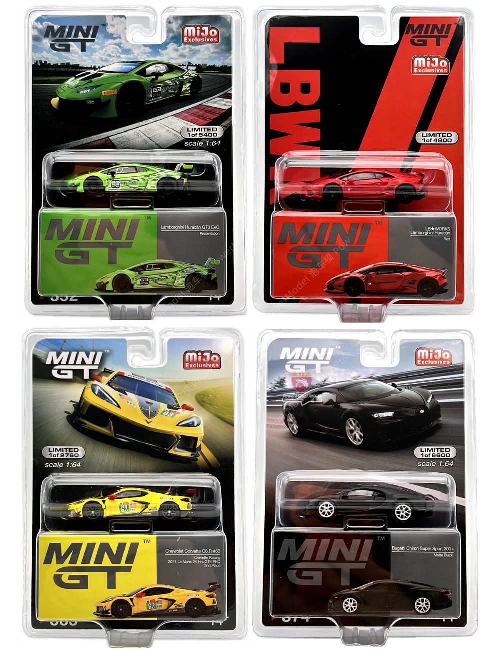 TSM Minigt 1:64 Lamborghini#352#375 Cervit#383 Bragadi#374