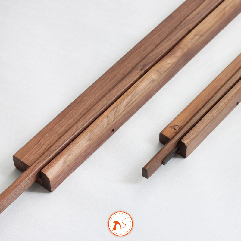 Leather set Geji leather belt wooden clip smeared edge oil edging auxiliary tool leather DIY wood frame hand sewing