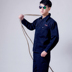 Quần yếm denim phù hợp với nam mùa xuân và mùa thu hàn điện overalls chống dày lên quần áo bảo hộ mặc đồng phục công nhân đồ bộ nam cao tuổi Bộ đồ