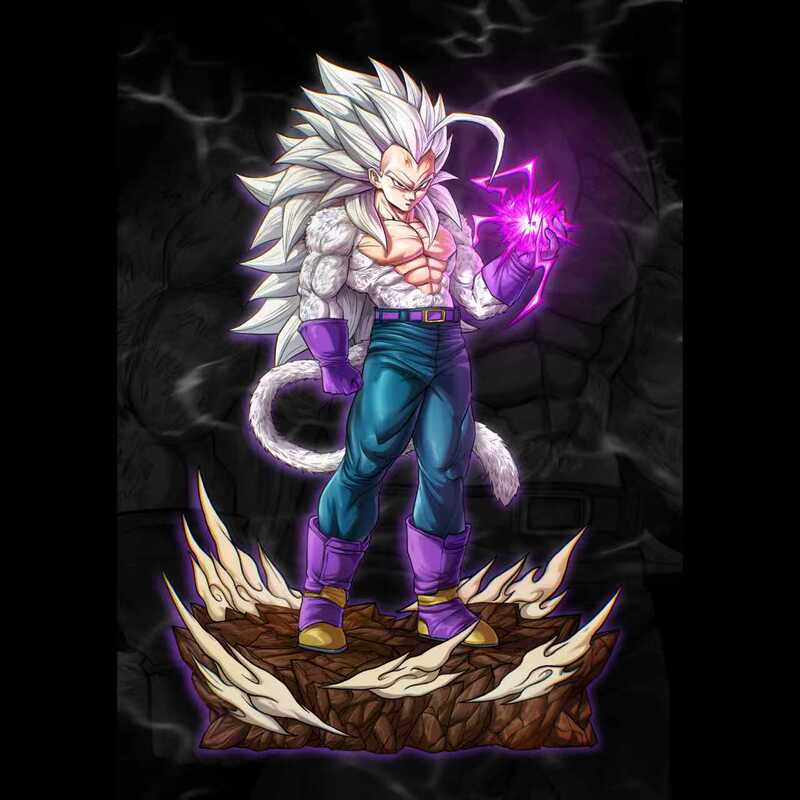Jw Studio Original Model Super Five Vegeta Resin Statue Jw Studio Original Model Super Five Vegeta Resin Statue