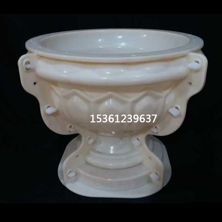 Eurostyle round cement flower pot mold small cast-in-place prefabricated bonsai potted flower pots brand new Roman column model