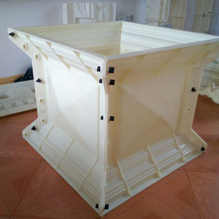 New European cement Roman column foot Pier mold GRC plastic steel Roman column mold factory direct sales
