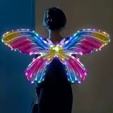 Бабочка крыла воздушного шарика Оптовый ночной рынок, толкающая детское плохое бэк -обратное сетевое красное ангел пустой бобо паровой мяч