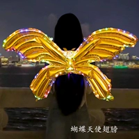 Цветный свет-золотой ангел [2 световой струны/Отправить прозрачный клей/солома с доставкой]