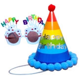 Шапка, очки, комплект, атмосферная накидка для вечеринки, наряжаться