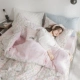 in bông denim bông 1.8m trên mét 1.5m2 đúp đơn ba mảnh nguồn cung cấp vải quilt - Bộ đồ giường bốn mảnh