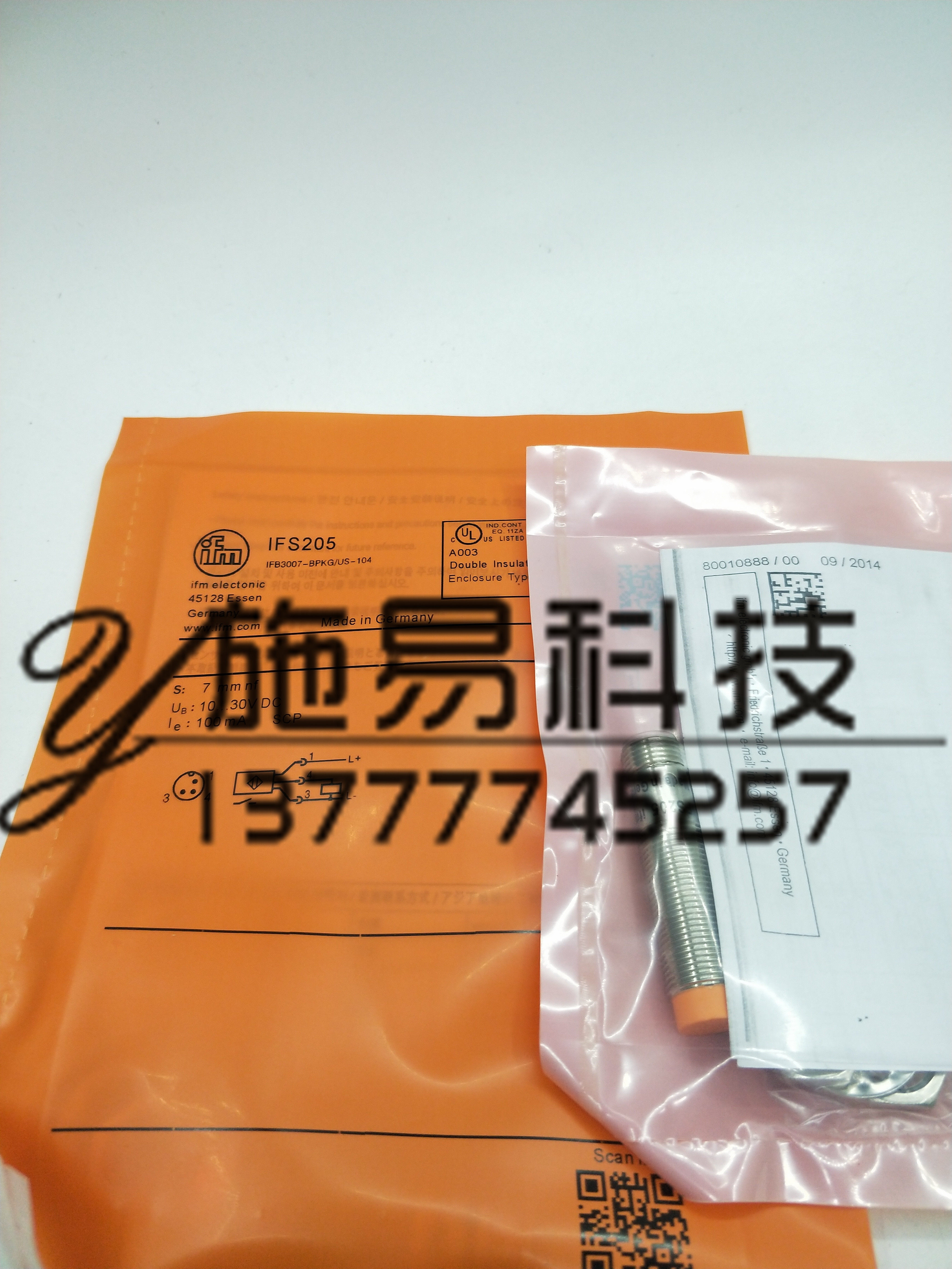 Spot brand new IFM easy foramen close to switch IFS204 IFS205 IFS20 inductively type sensor