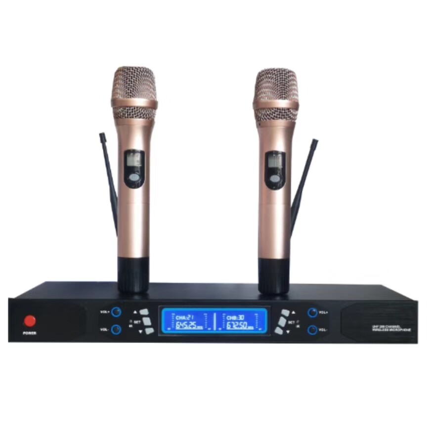 Taiwan Brand Microphone Multi-channel Adjustable Frequency Infrared Pair Frequency One-haul UHF Receiver Microphone U Segment