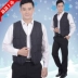 Áo vest nam cotton mùa đông dày vest vai trung niên cổ chữ V lỏng lẻo bên ngoài mặc vest nam vest ấm áp ao ba lo nam Áo vest cotton